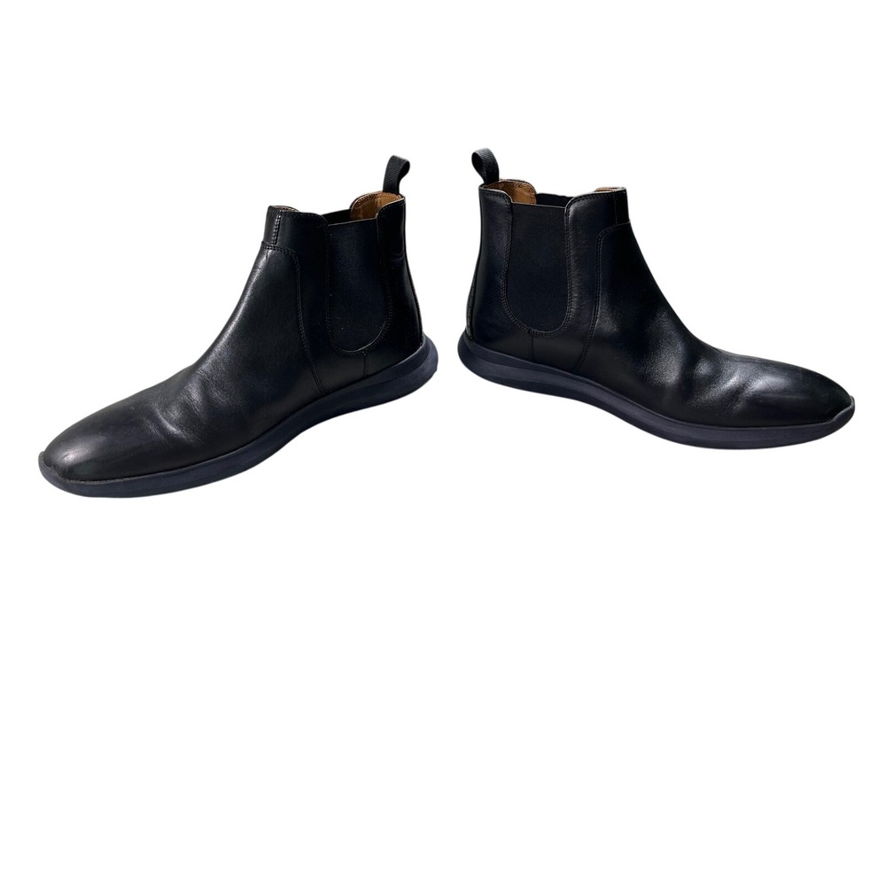 Johnston & Murphy Black Leather Chelsea Boots Men's Size‎ 13 M Style 59-4025